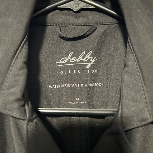 Never worn NWOT! Waterproof & Windproof Black Women's Trench Coat - Picture 3 of 3